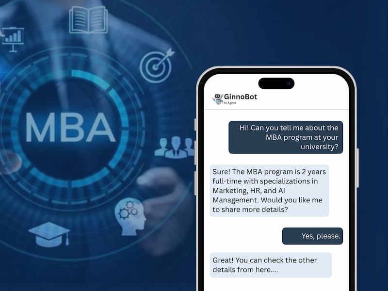 Education business using Ginnobot AI assistant